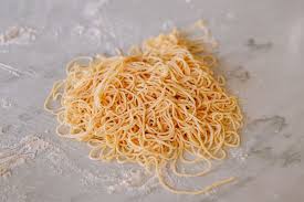 Homemade Chinese Egg Noodles Just 3 Ingredients The Woks Of Life Recipe Egg Noodles Noodles Handmade Noodle Recipe