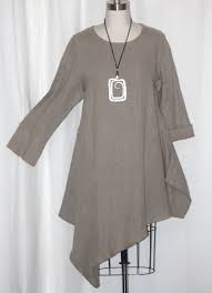 bryn walker heavy linen nada tunic lagenlook asymmetrical