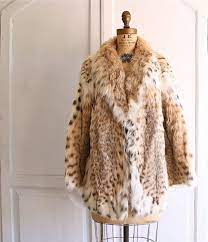 Vintage Adolfo Spotted Rabbit Fur Coat Medium Large Etsy Fur Coat Rabbit Fur Coat Coat