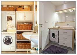 Kalifiye Banyo Camasir Makinesi Dolaplari Camasir Makinesi Banyo Modern Banyo