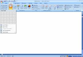 How Do I Create And Format Tables In Word 2007