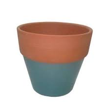 6 1 2 In Round Glazed Clay Flower Pot 6 78 Clay Flower Pots Ceramic Flower Pots Flower Pots