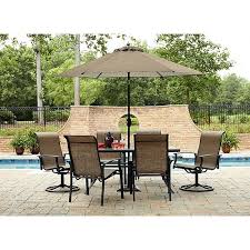 Garden Oasis Harrison 7 Piece Dining Set Patio Backyard Patio Patio Set