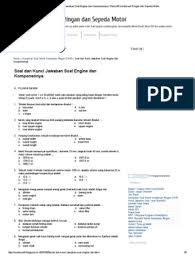 Contoh soal passive voice pilihan ganda dan essay beserta jawabannya a. Soal Dan Kunci Jawaban Soal Engine Dan Komponennya Otomotif Kenda Pdf Pdf