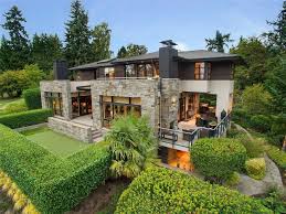 Contemporary In Bellevue Washington 9632 Lake Washington Boulevard Ne Bellevue Wa 98004 Page 1 House Exterior Mansions Homes House Designs Exterior