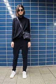 Workout clothes for women should combine a lot of features and meet various requirements. 25 Beyond Cool All Black Outfit Ideas For Women Hipster Fashion Black Outfit All Black Outfit