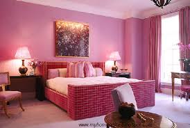 A Monochromatic Color Scheme In Light Pink And Hot Pink The Room Creates A Girly Feel Perfect Fo Small Bedroom Decor Girls Room Design Romantic Bedroom Colors