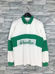 Benetton benetton rugby shirt white/blue. Excited To Share The Latest Addition To My Etsy Shop Vintage 90 S United Colors Of Benetton Polo Shirt Medium Benetton Spell Ou Kasual Pakaian Kasual Pakaian