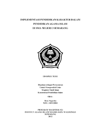 Upaya peningkatan prestasi belajar pendidikan kewarganegaraan melalui kreativitas guru dalam pembelajaran dengan metode. Contoh Soal Dan Materi Pelajaran 10 Contoh Tesis Kuantitatif Pai