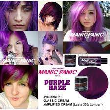 Purple haze hair dye color; Manic Panic Classic Purple Haze 118ml