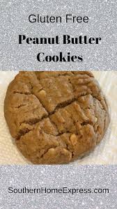 Peanut Butter Cookies Without Flour Recipe Peanut Butter Cookies Butter Cookies Gluten Free Peanut Butter Cookies
