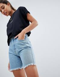 Discover amazing deals for women's jeans from over 35,000 brands at thredup today! Missguided Longline Denim Shorts Shopperboard