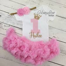 Personalized 1st Birthday Princess Outfit Gold Glitter And Light Pink 1st Birthday Princess 1st Birthday Outfits Princess First Birthday