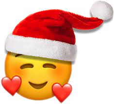 Smiling face with hearts was approved as part of unicode 11.0 in 2018 under the name smiling face with smiling eyes and three hearts and added to emoji 11.0 in 2018. Download Christmas Sticker Smiling Face With 3 Hearts Emoji Png Image With No Background Pngkey Com