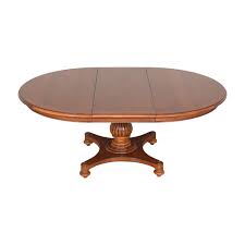 Ethan allen british classic coffee table. 63 Off Ethan Allen Ethan Allen British Classics Extendable Dining Table Tables