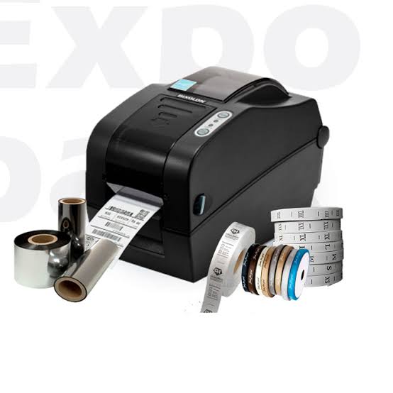 Equipamiento e insumos para impresi&oacute;n de etiquetas de poliamida textil., generada por IA