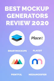 Mockup Generator Comparisons Smartmockups Placeit Printful Mediamodifier In 2020 Mockup Generator Prints Mockup