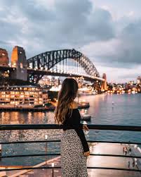 Image May Contain One Or More People Sky Cloud Bridge Outdoor And Water Sydney Travel Sydney Photography Travel Picture Ideas