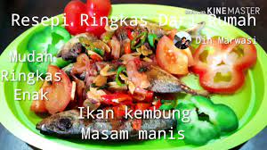 Resepi ikan kembung bakar menggunakan santan jadi lebih juicy dan berkrim. Ikan Kembung Masam Manis Youtube