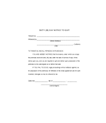 The tenant is entitled to put an end to the contract before the five years period, by giving notice at least thirty days prior to the termination of the . Free 6 60 Day Notice Forms In Pdf Ms Word