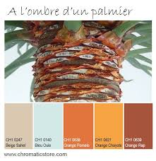 Les Oranges Lumineux Ou Brules Par Le Soleil Sont Temperes Par Le Beige Sahel Ou Le Bleu Oule Www Chromaticstore Com Orange D Color Combos Color Room Colors