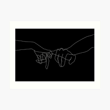 A lot of people must've really cared for that promise. Pinky Promise Wall Art Redbubble
