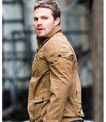 Oliver Queen Brown Jacket Stephen Amell Arrow Jacket Brown Jacket Jackets Oliver Queen