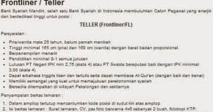 Contoh Surat Lamaran Kerja Di Bank Terbaru Sebagai Teller Surat Pendidikan Brosur