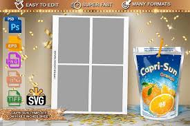 Capri Sun Template 404717 Branding Design Bundles Sun Template Capri Sun Templates