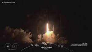 (spacex) crew dragon capsule successfully departed from nasa's kennedy space center in florida to take astronauts for the. Spacex Launches 16th Starlink Mission From Florida Wtsp Com