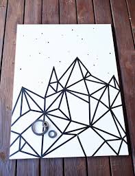 Washi tape party ~ washi tape is perfect for decorating an entire party! Try This Easy Washi Tape Wall Art A Beautiful Mess