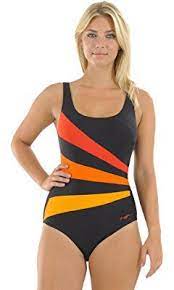 Zoggs Women S Neon Tribal Sandon Scoopback Swimsuit Swimsuits Zoggs Women