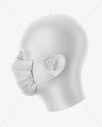 Download Face Mask Mockup Black Design Mockup Free Mockup Design Lip Mask