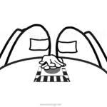 Among us crewmate guide 5 tips to outsmart the imposter. Among Us Coloring Pages Dead Body Black And White Xcolorings Com