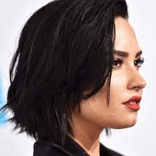 For her night out, demi wore a black leather trench coat and matching. Demi Lovato Looks Incredible With Her New Ombre Hair Glamour