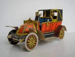 N 14 Renault 1912 Paper Model Car Paper Models Car Papercraft