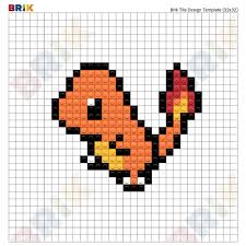 Maybe you would like to learn more about one of these? Charmander Pokemon Pixel Art Brik