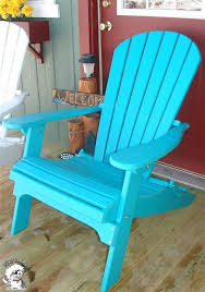 Folding Polywood Adirondack Chair In Teal Yellow Really Want The Polywood For The Back Yard Poly Adirondack Chairs