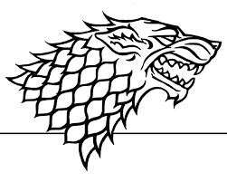 Game Of Thrones Colouring In Page Stark House Stark Sigil House Stark Stark Sigil