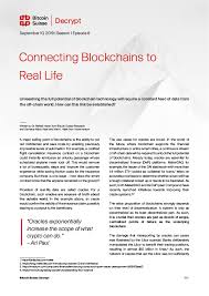 No, but then again, neither is the dollar. Blockchains Mit Dem Echten Leben Verbinden Bitcoin Suisse