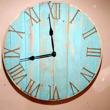 Wooden Pallet Clock Pallet Clock Wooden Pallet Projects Old Pallets