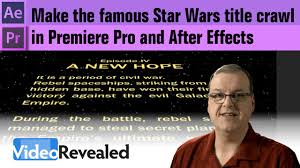 Tentu mulai dengan download adobe premiere pro. How To Make The Famous Star Wars Title Crawl In Premiere Pro And After Effects Youtube