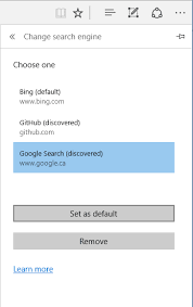 This windows 10 video shows you how to change de default search engine bing in the edge browser towards googleof which i happen to know, most people pref. How To Change Microsoft Edge Default Search From Bing To Google Nextofwindows Com