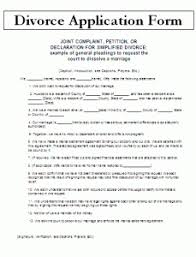 Divorce Application Form Divorce Application Divorce Forms Printable Divorce Papers
