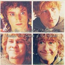 Frodo, Sam, Merry, and Pippin