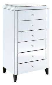 Simplicity mirrored 5 drawer tall chest silver color guide. 6 Drawer Mirrored Tallboy Invogue Mirros
