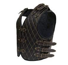 Pin On Leather Vest