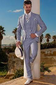 Specializzati in tutti i drop e stature. Abito Vintage Uomo Matrimonio Estivo In Pied Poul Blu Royal Uomini Alla Moda Matrimonio Estivo Moda Uomo