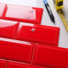 What are subway tiles for kitchen? China Red 10x20cm 4x8inch Kitchen Backsplash Ceramic Subway Tiles China Ceramic Tile Wall 10x20 100x200 Red Subway Tile