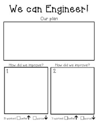 Engineering Process Recording Sheet Primary Stem Engineering Kindergarten Stem Engineering Design Process